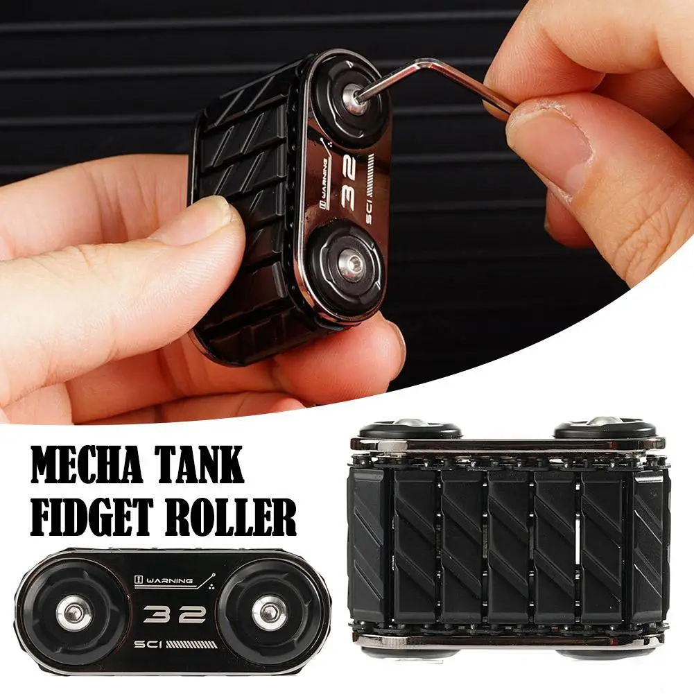 Tank Roller Fidget Spinner EDC Hand Spinner Adult Fidget Desk ADHD Toy Toys Tool Toys Anxiety Office Relief Decompression S Y9X1