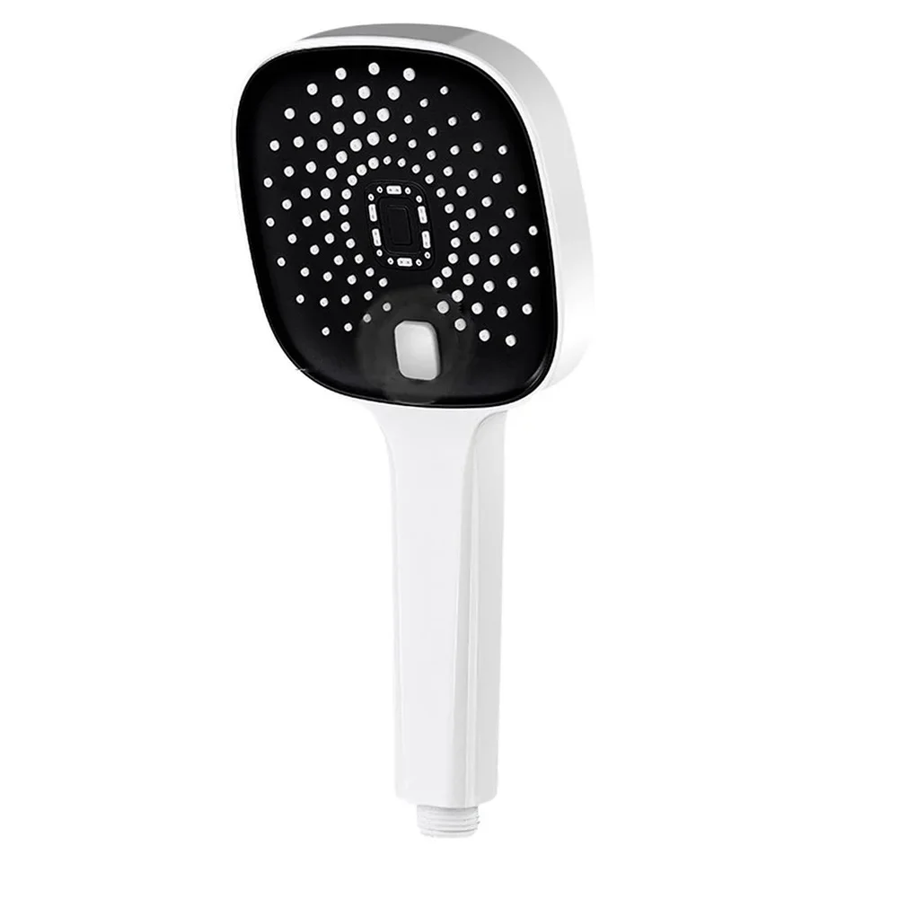 Invigorating Shower Adjustable Shower Head Filter Shower Head Plastic Material Self-cleaning Nozzles Wide Coverage