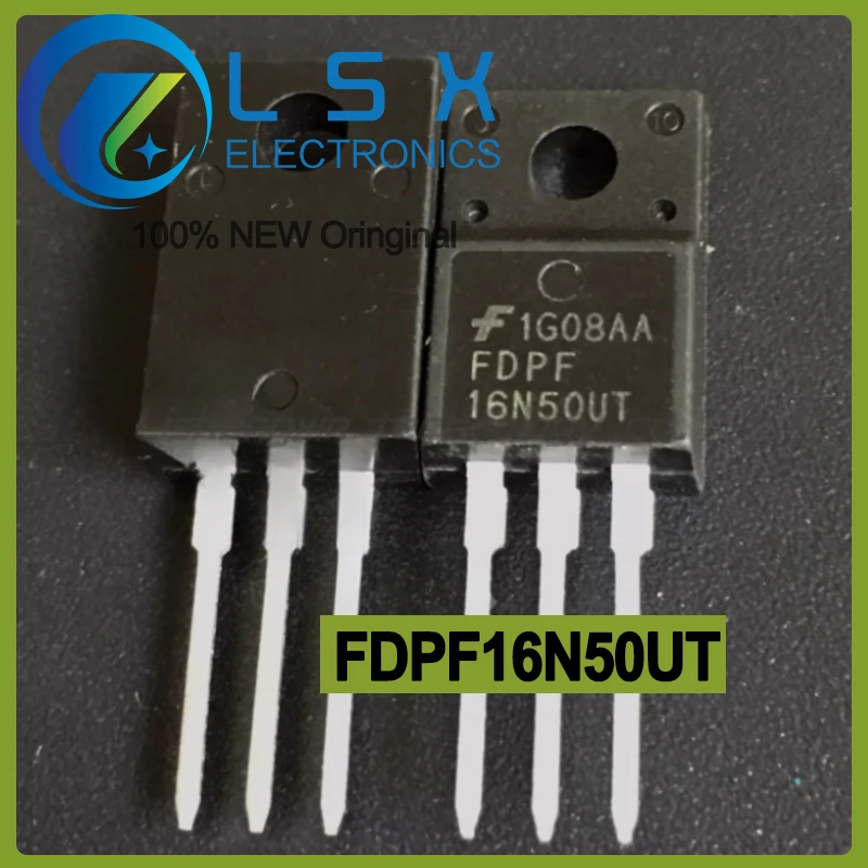 10pcs FDPF16N50UT 16A 500V TO-220F New and Original