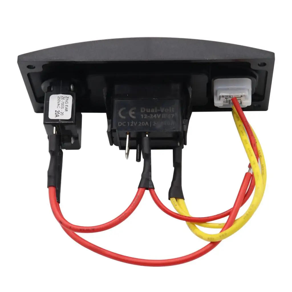 

Single Gang Boat Toggle Switch Panel Sealed Deck Wash Panel 12V 24V for Marine RV Washing Unit