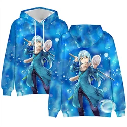 New Anime That Time I Got Reincarnated as a Slime 3D Print Hoodies Men Women Oversized Sweatshirts Hoodie Pullovers Man Clothing