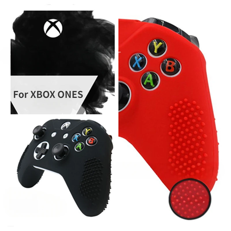 غطاء عصا التحكم الواقية لجهاز Xbox one S، غطاء حماية من السيليكون غير قابل للانزلاق لوحدة تحكم Xbox One Slim
