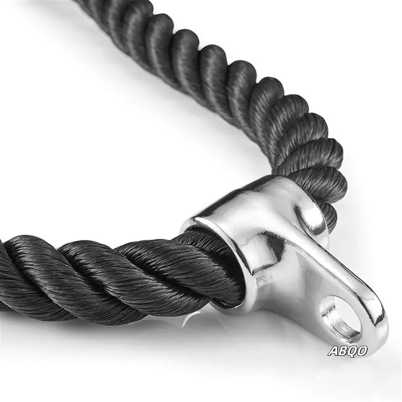 

2X Tricep Pull Down Rope 36 Inches With Snap Hook, Fitness Attachment Cable Machine Pulldown Rope For Home Gym