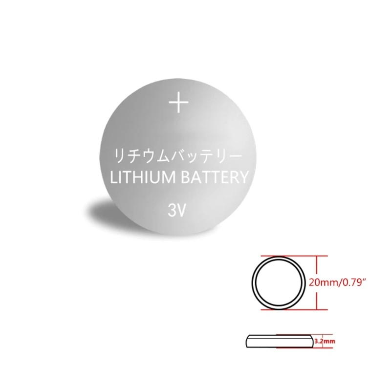 K1AA 150mAh knoopcelbatterij CR2032 voor voeding elektronische afstandsbedieningen