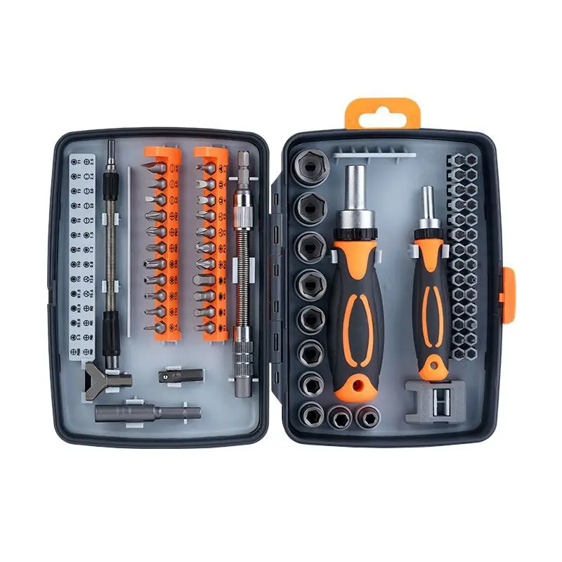 68Pcs Ratchet Screwdriver Set Household Combination Toolbox Hardware Magnetic Screw Driver Kit Bits Torx Screwdrivers