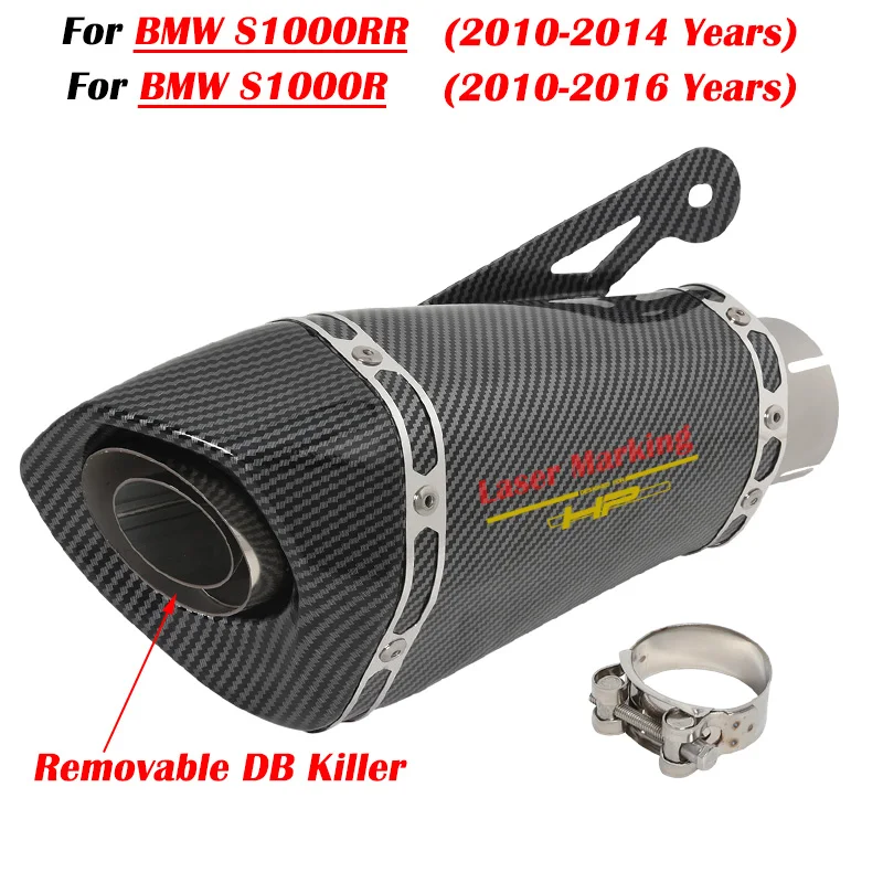 

Slip On For BMW S1000RR S1000R S1000 S 1000 R RR 2010 - 2016 Motorcycle Exhaust Escape System Modified Muffler With DB Killer