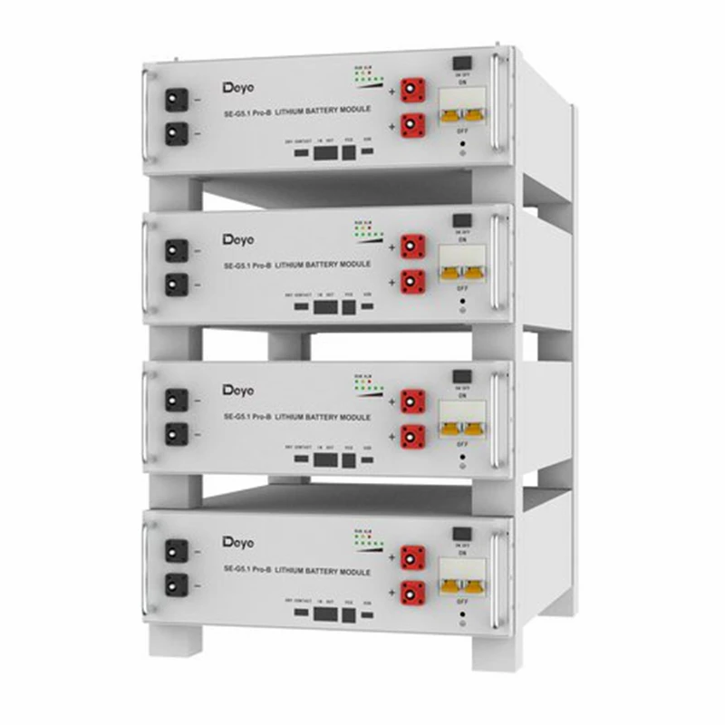 Deye Battery Eu 5kw SE-G5.1 Pro-B Solar Energy Storage 51.2V 100A Deye Ess Low Voltage Lithium Iron Phosphate Battery