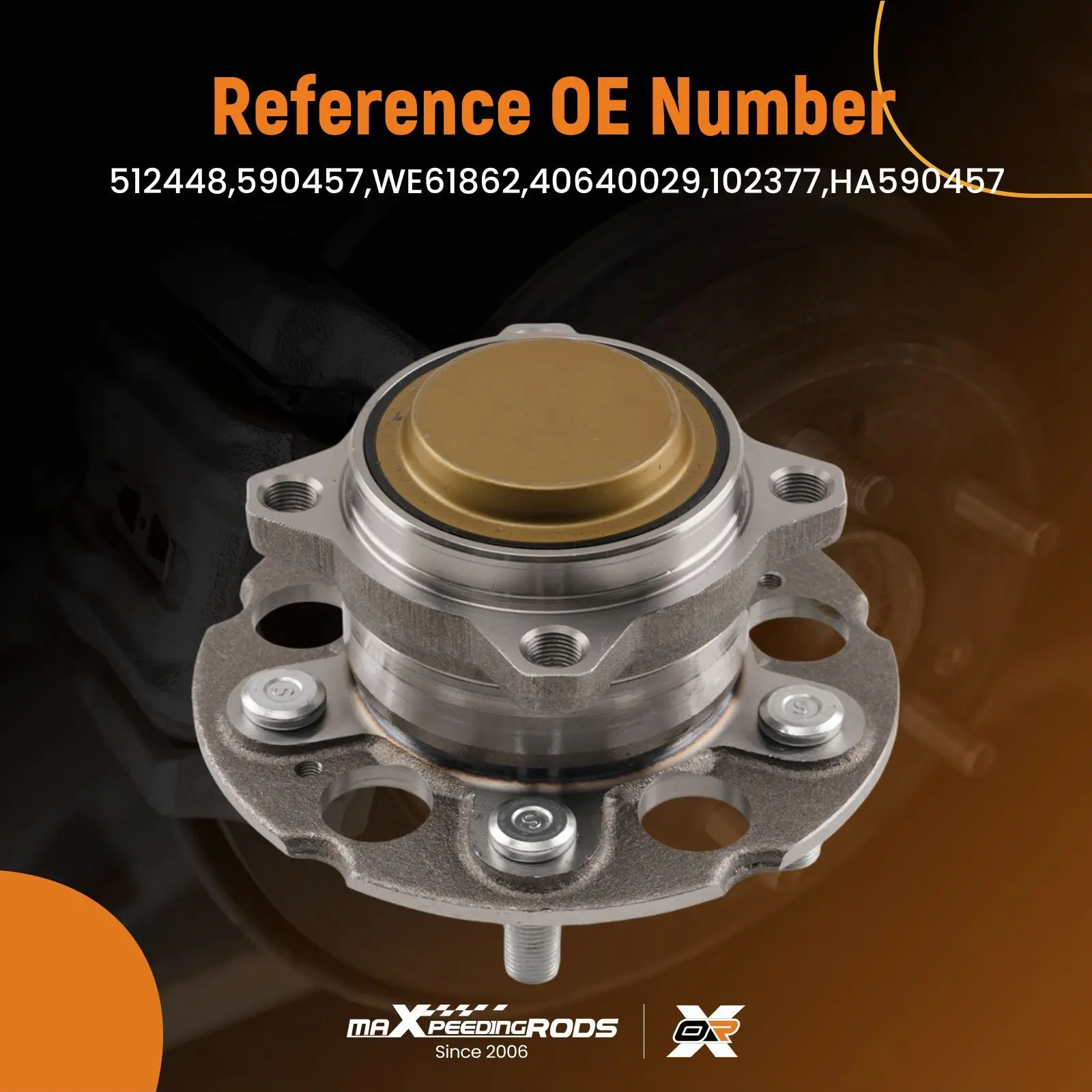 Rear Wheel Bearing Hub for Acura RDX 2013-2018 512448 WA512448 735-3060 FWD