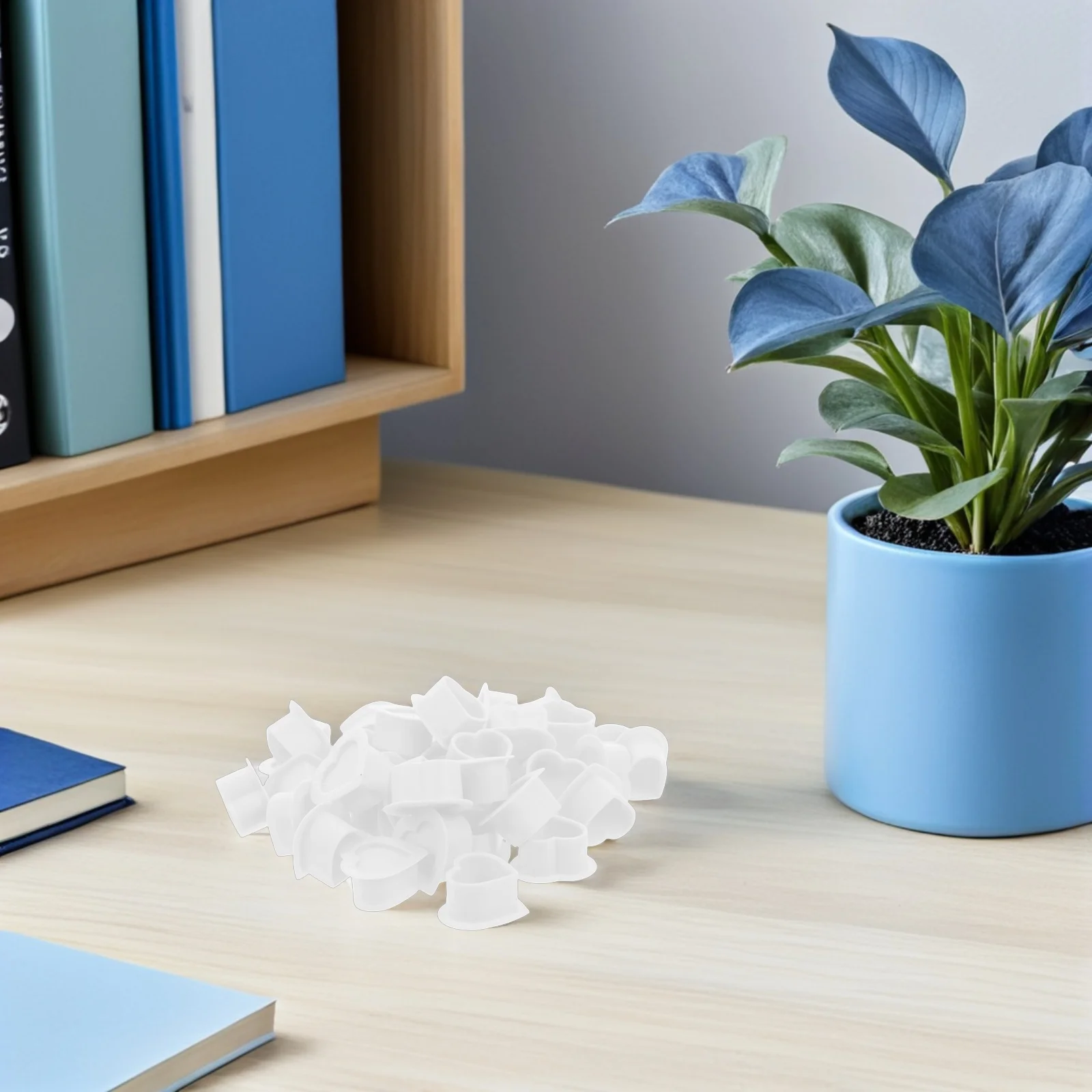 

100 шт. колпачков для тату-чернил в форме сердца, стабильная силиконовая основа, мягкие стаканчики для пигмента, аксессуары для тату-оборудования, расходные материалы для татуировок