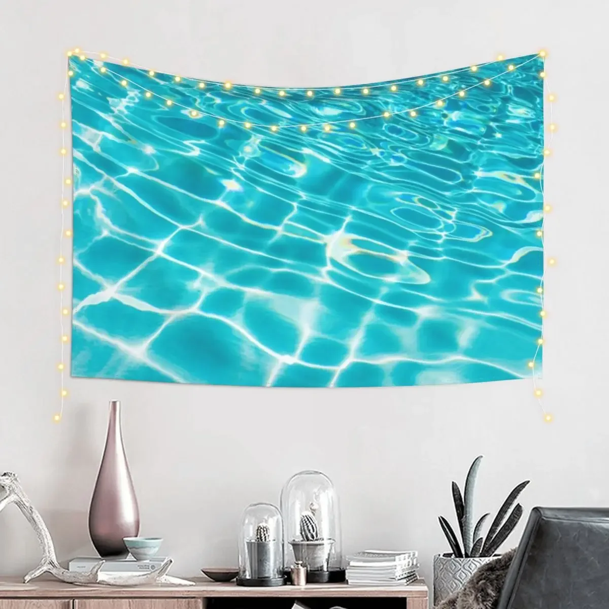 Pool Ripples Tapestry Decorations For Your Bedroom Aesthetic Room Decoration Tapestry