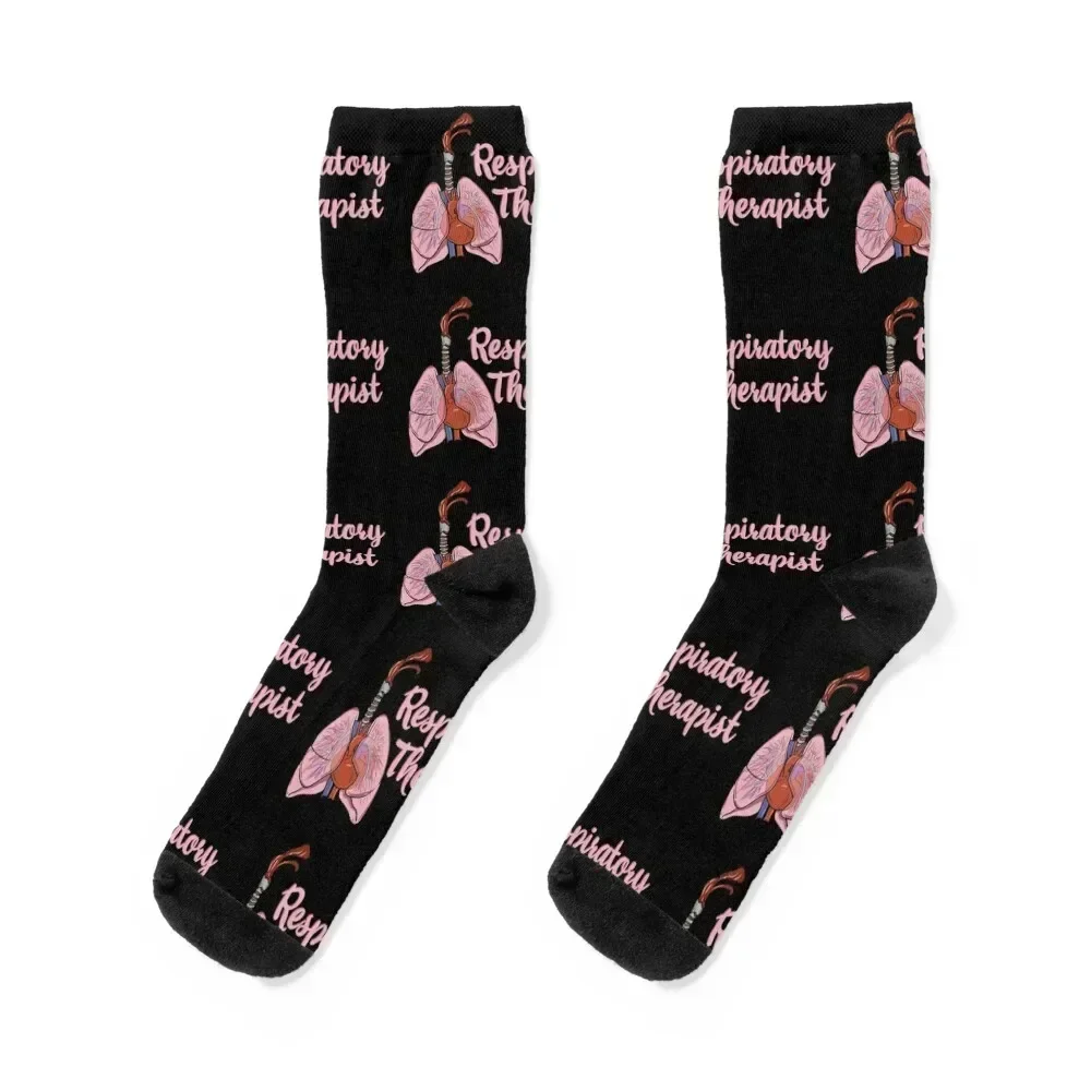 Respiratory Therapist - Lung Graphic Socks essential Men's golf Antiskid soccer Socks Male Women's