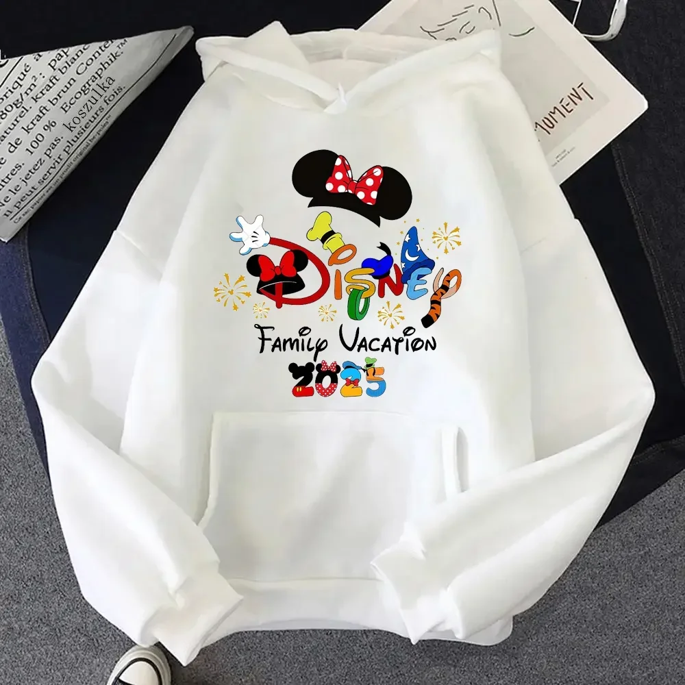 Tişörtü 90 s Y2k Gotik Kapüşonlular Minnie Japon Anime Hoodie 2025 Disney Mickey Mouse Giysileri Üstleri Kazaklar Giyim Unisex