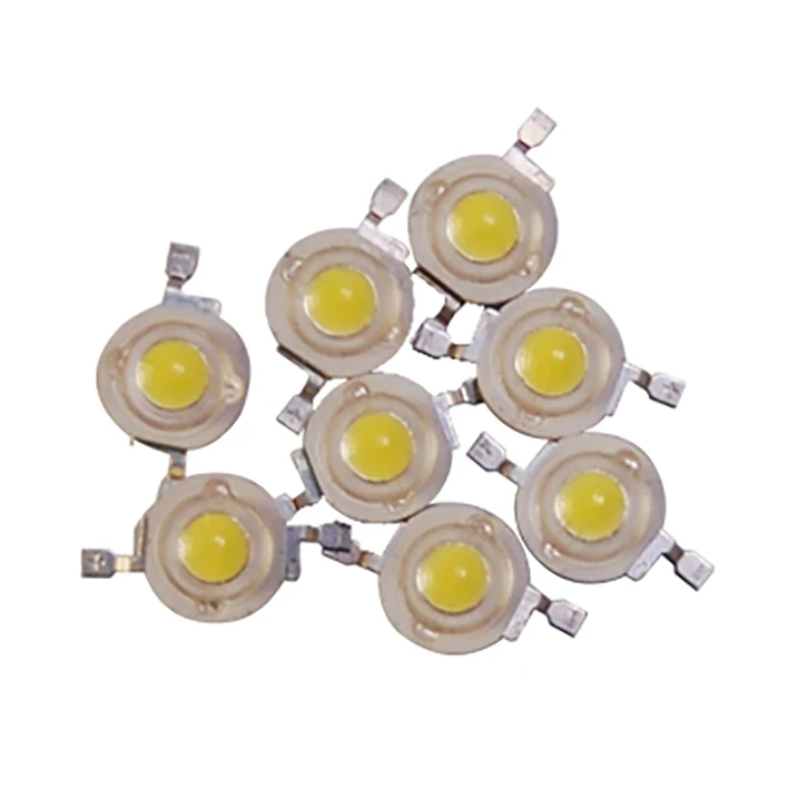 50PCS LED 1W 3W Bulbs High Power Lamp Beads Light Pure Chips 35mli 45mli 3V Pink White Red Blue Green Yellow for Blubs Downlight