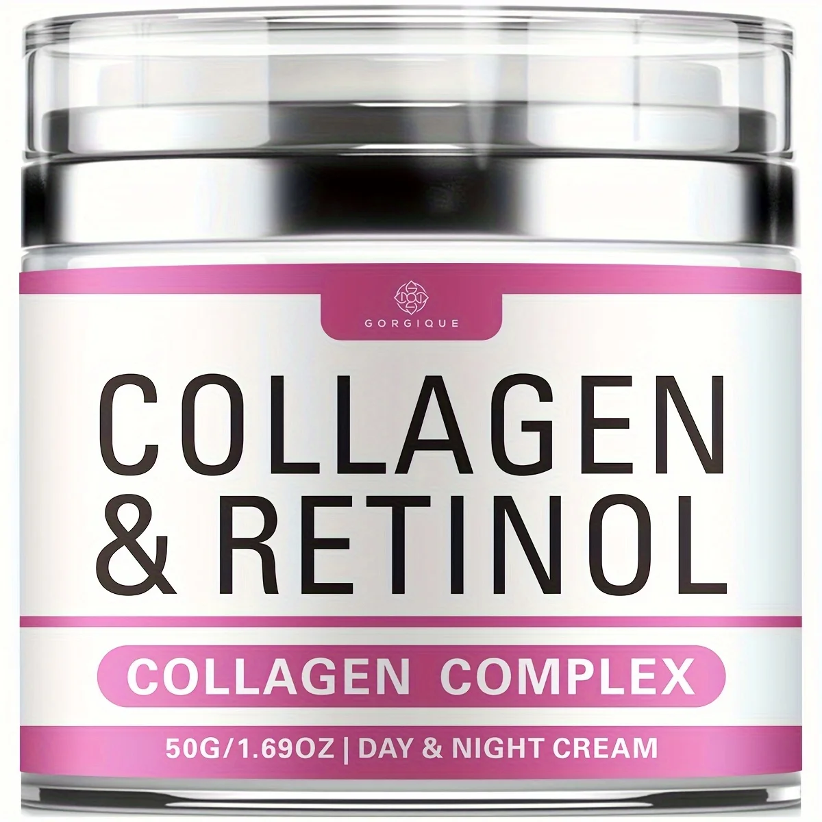 

Collagen Cream Face Moisturizer Day & Night Cream Natural Formula with Hyaluronic Acid