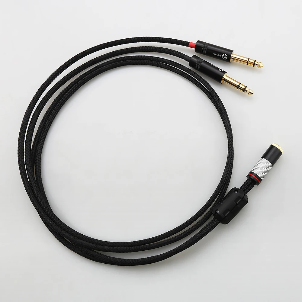 Audiocrast Balance 4,4-mm-Buchse auf Dual 6,35-mm-TRS-Klinkenstecker-Adapterkabel für 6,5-mm-symmetrische Audioverbindung – Detail 8