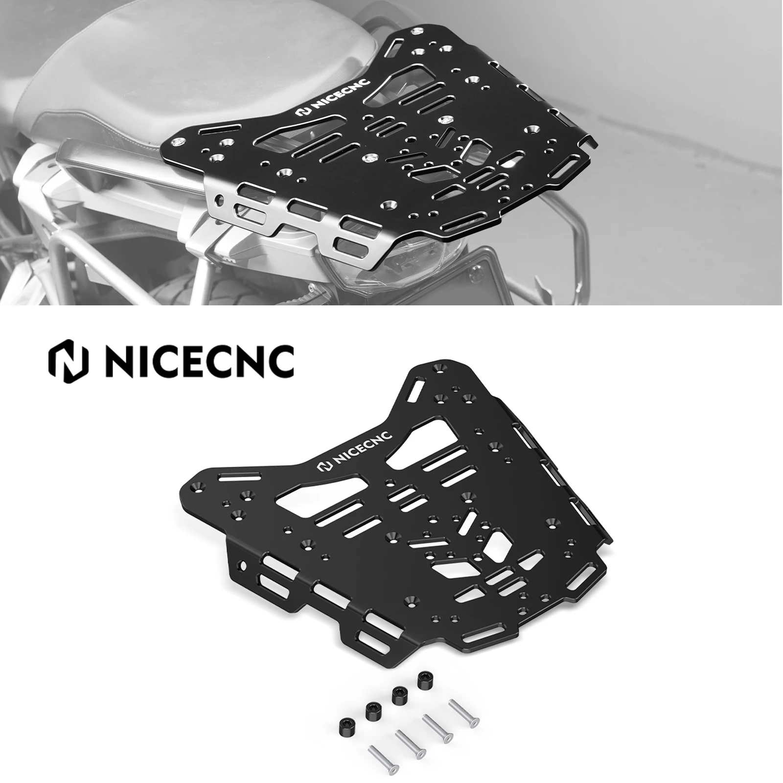 

For BMW R1250GS R Enhanced Rear Luggage Rack Panniers Mount Bracket 1250 GS R1250 GS R 1250GS 2019-2023 R1200GS 2012-2018 2017
