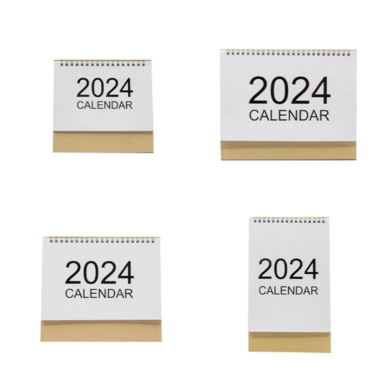 2024 Mini Desk Calendar for Time Management and Scheduling Professional Design D5QC