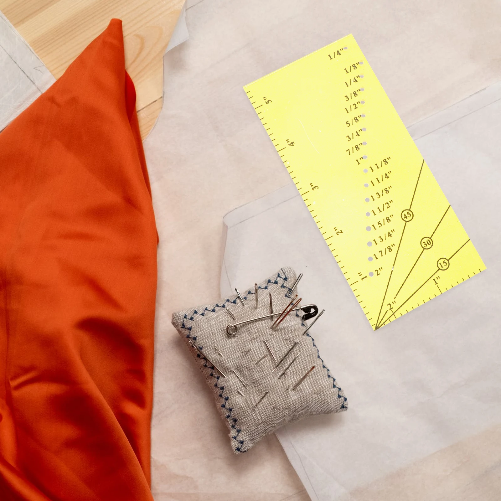 لتقوم بها بنفسك خليط الخياطة حاكم دقيق التماس حجم لا أدوات لا حاجة دائم الاكريليك قياس مقياس خياطة التماس بدل حاكم