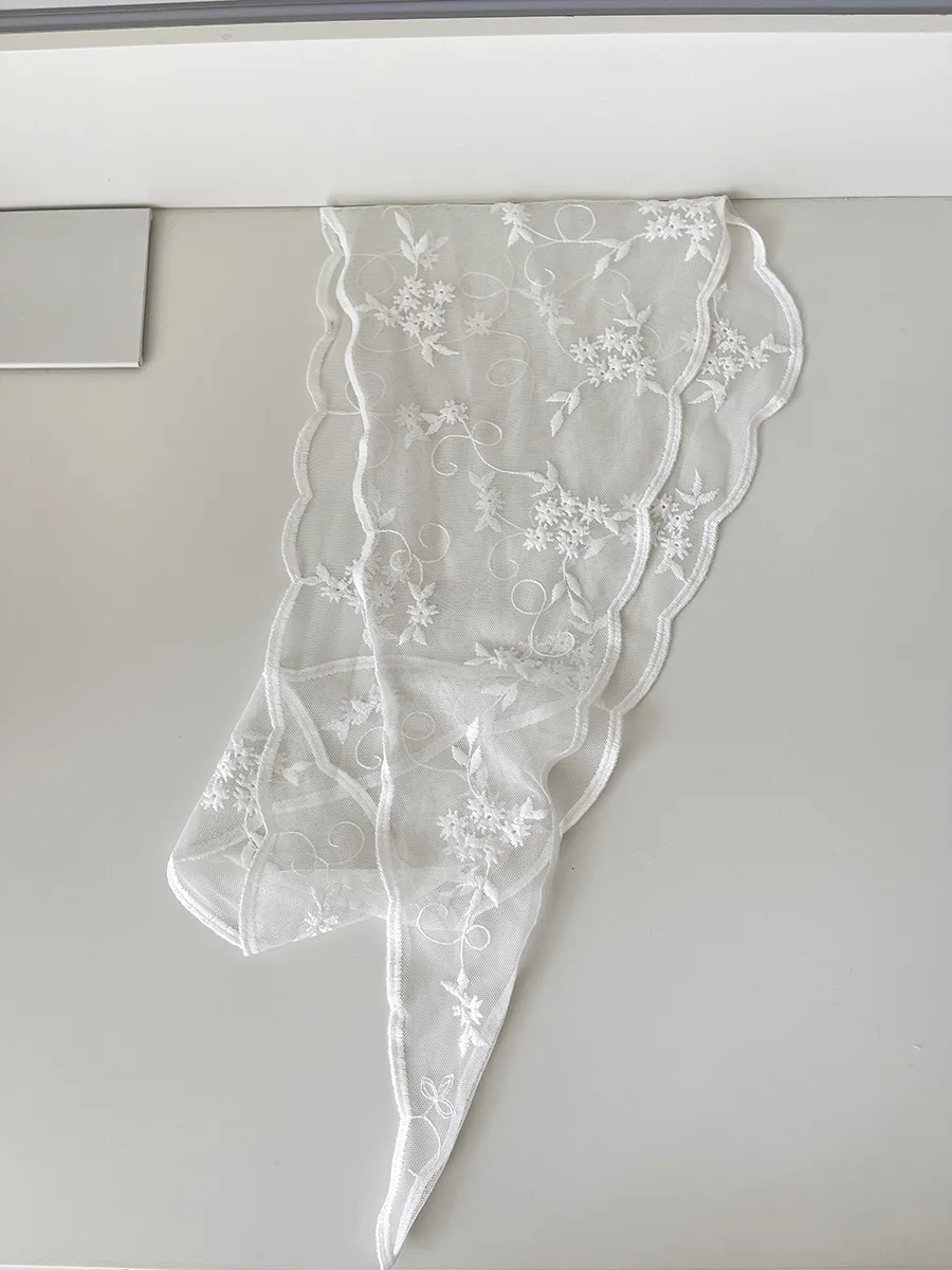 Lace e Scarf Women's Small Bag Headscarf Netie Decorative Hair Accory Korean Sle Summer Faion 2025