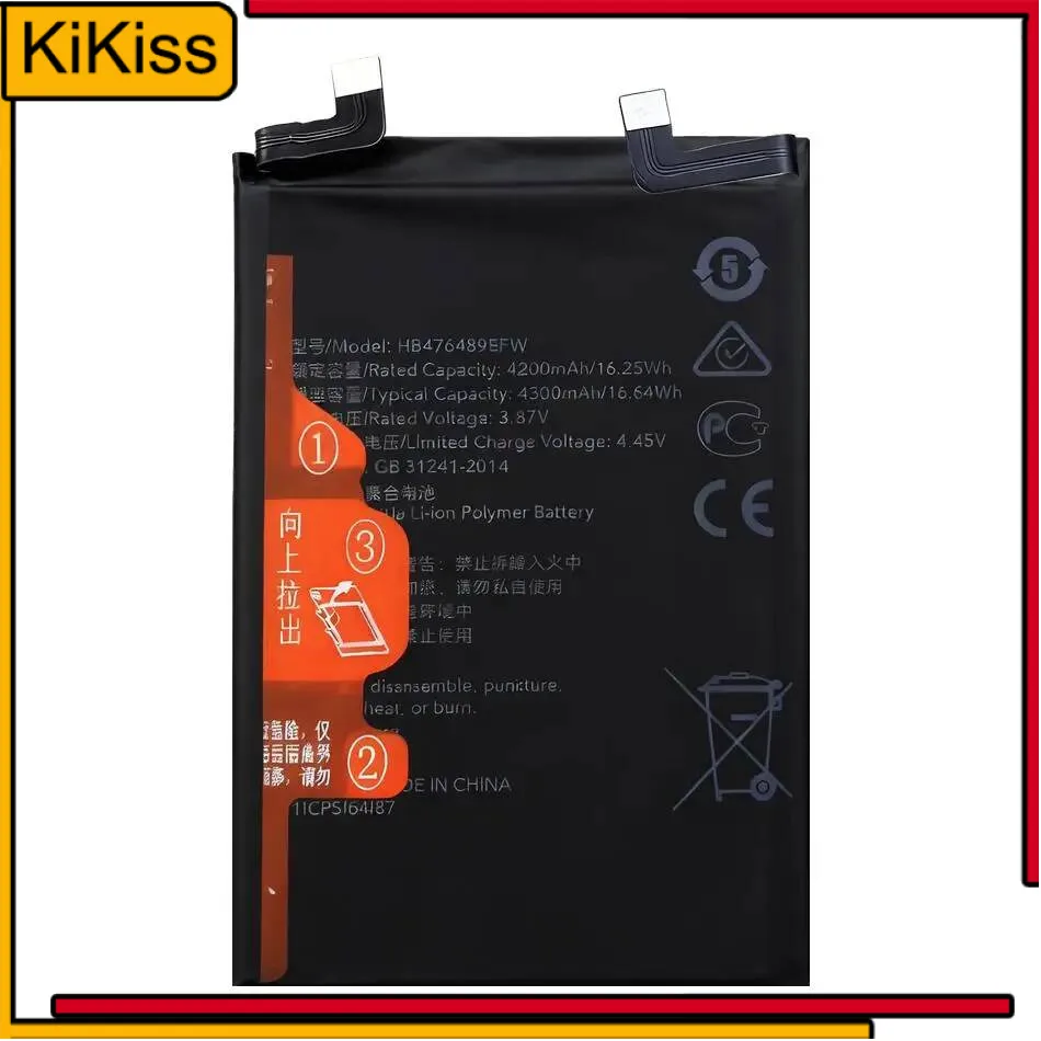 

Battery For huawei Honor 50 HB476489EFW 3800mAh Mobile Phone Batteries