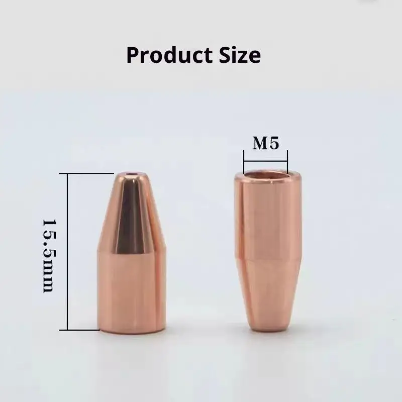 

[TL][TL]Double Single Wire Guide Nozzle Copper 1.2/1.6/2.0mm For Laser Handheld Welding Head Machine Accessories