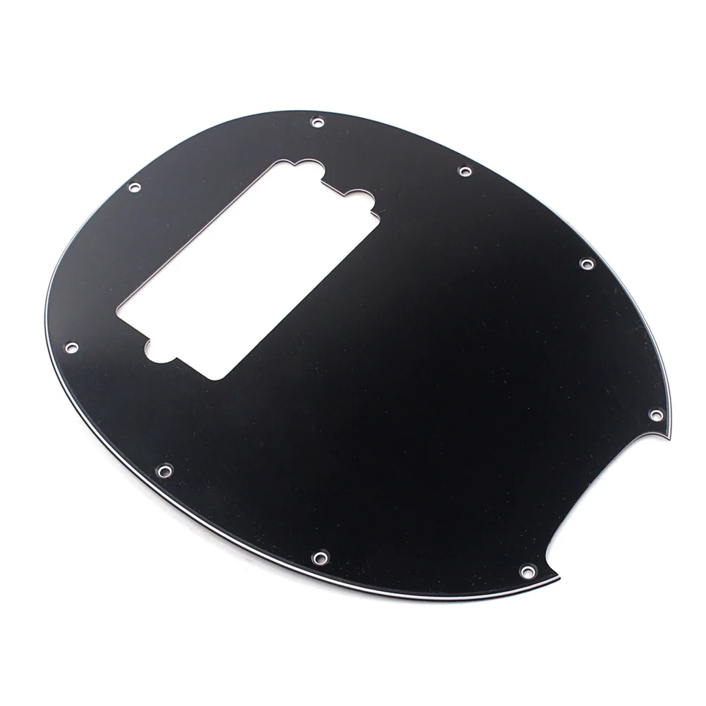 

4 Ply 9 Hole Humbucker Pickguard Bass Pickguard Scratch Plate for Music Man MM Style 4 String Electric Guitar Bass