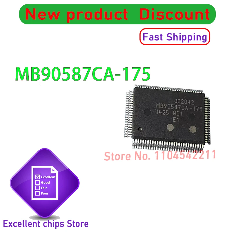 

1 ~ 10 шт./лот, оригинальный новый MB90587CA-175 QFP-100 MB90587CA на складе