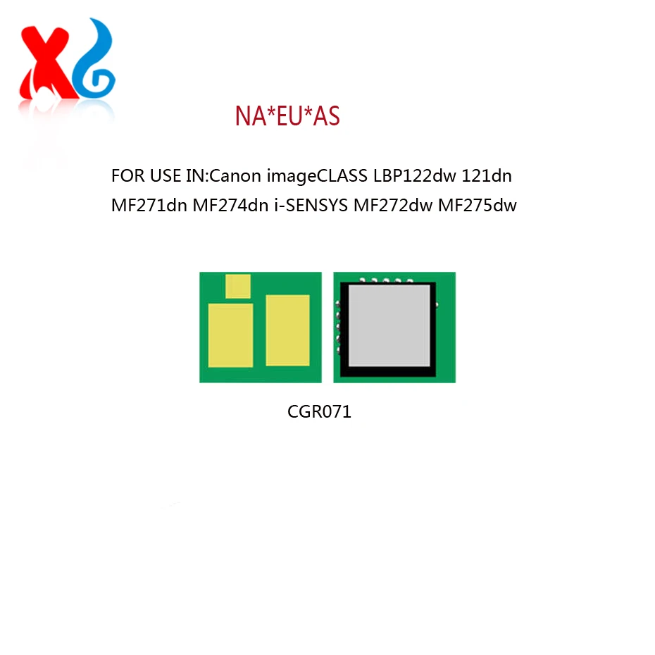 1PC CRG071 Toner Cartridge Chip For Canon imageCLASS LBP122dw 121dn MF271dn MF274dn i-SENSYS MF272dw MF275dw 1.2K toner chip