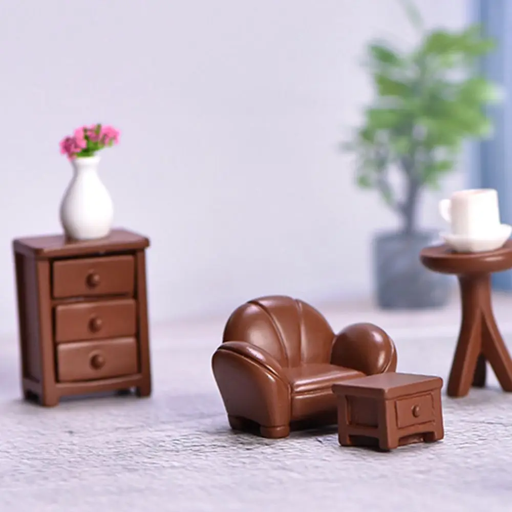 Dollhouse Ornament  Gift Bonsai Accessories Furniture Figurines Simulation Bed Model Desktop Decor Sofa Miniatures view 4
