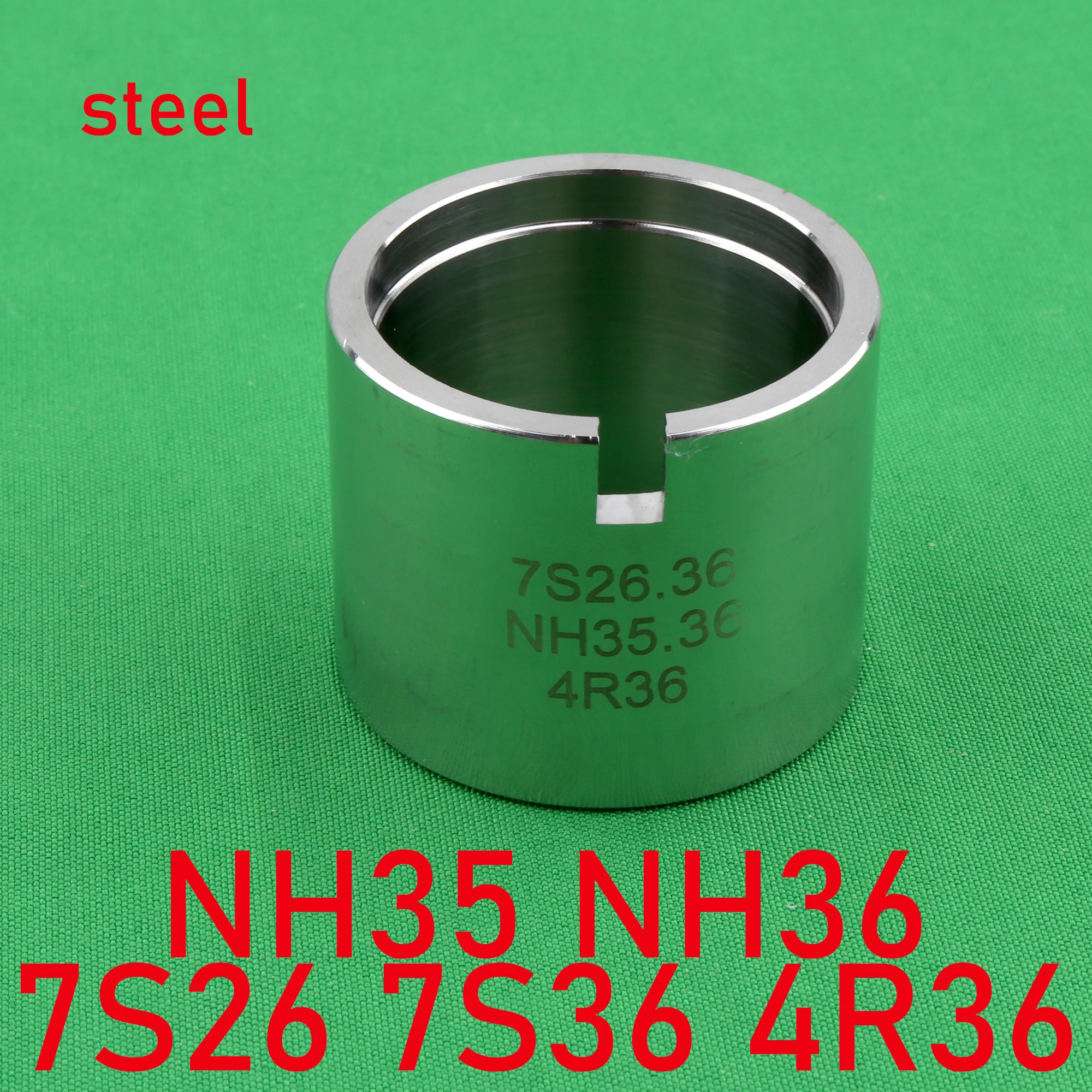 Base do apoio do movimento para reparar o movimento do relógio, todo o aço, NH35 NH36 7S26 7S36 4R36