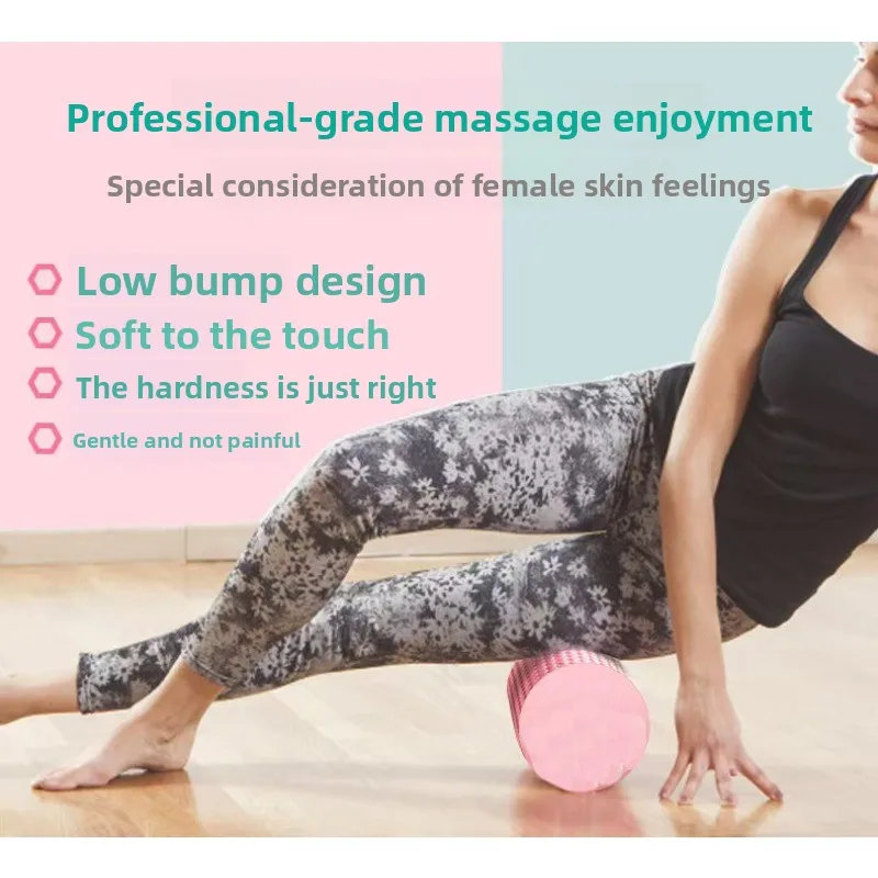 

Твердая шестиугольная колонна для йоги, пенопластовый твердый массажный ролик, палочка для пилатеса, тонкая ножка, материал EVA, пенопластовый вал