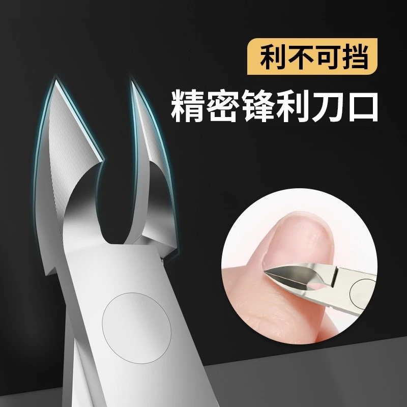 Oblique Nail Clipper Trimming Nail Cuticle Remover Cut Nipper Professional Manicure Tool