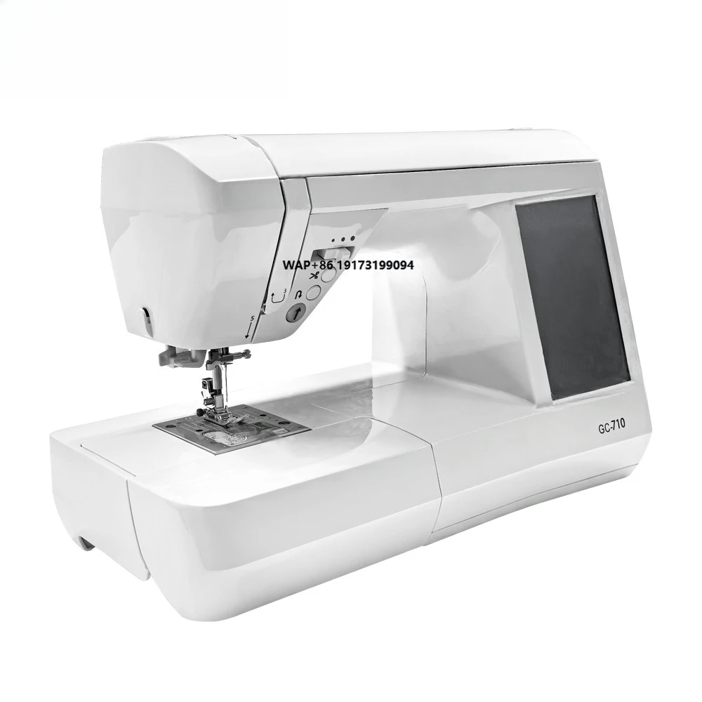 GC-710 Hot Sale Multi-Function Computerized Domestic Sewing Machine 180 Lock Single Motor High-Speed Thread Trimmer for