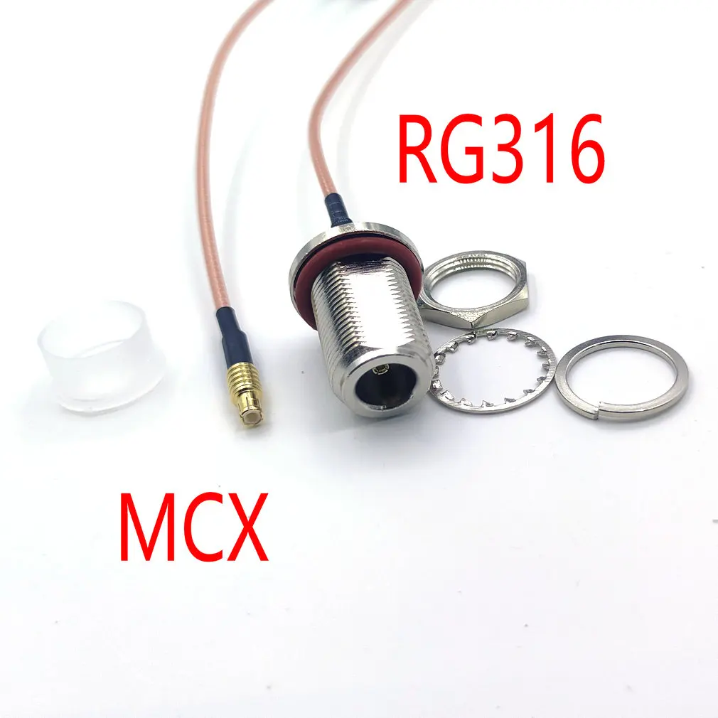 MCX Male to N Female RG316 Adapter Cable