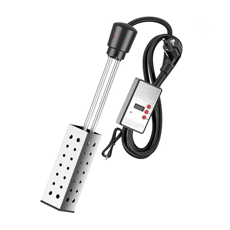 

2500W Immersion Heater, Pool Heater Automatic Timer, Safe Pool Heating Immersion Heater,Perfect for Home EU Plug