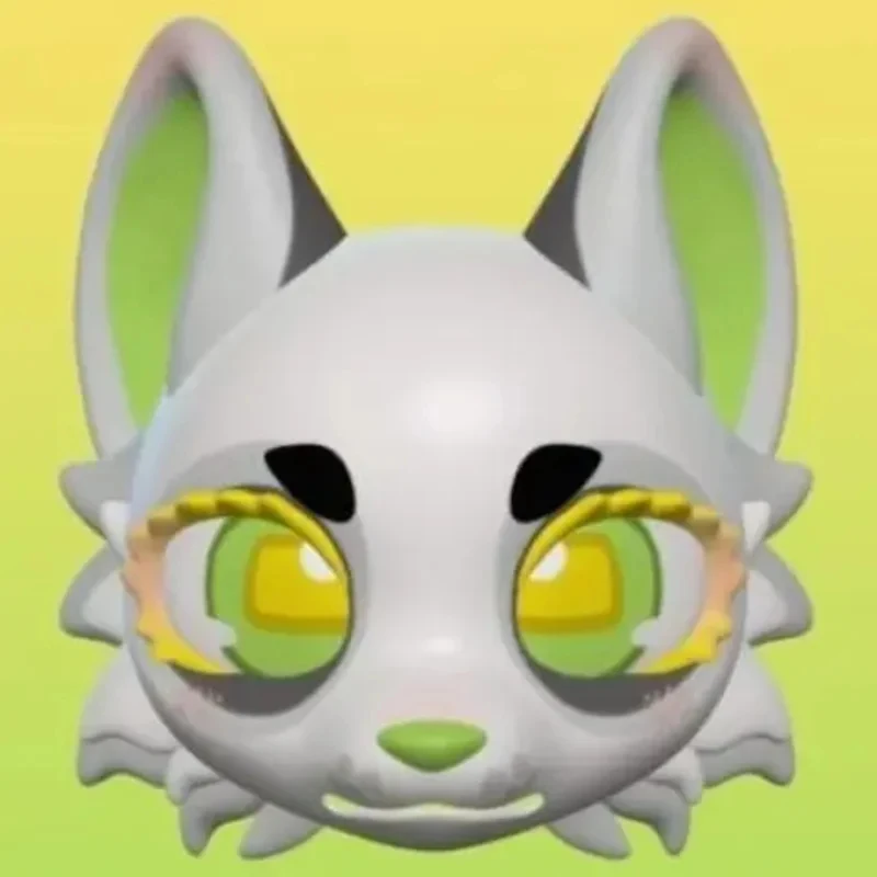 

ADFF15DY203D Printing Realistic Style Kemono Fursuit Headbase Furry Cosplay Costumes Accessories cosplayKigurumi Base Mask25【【【