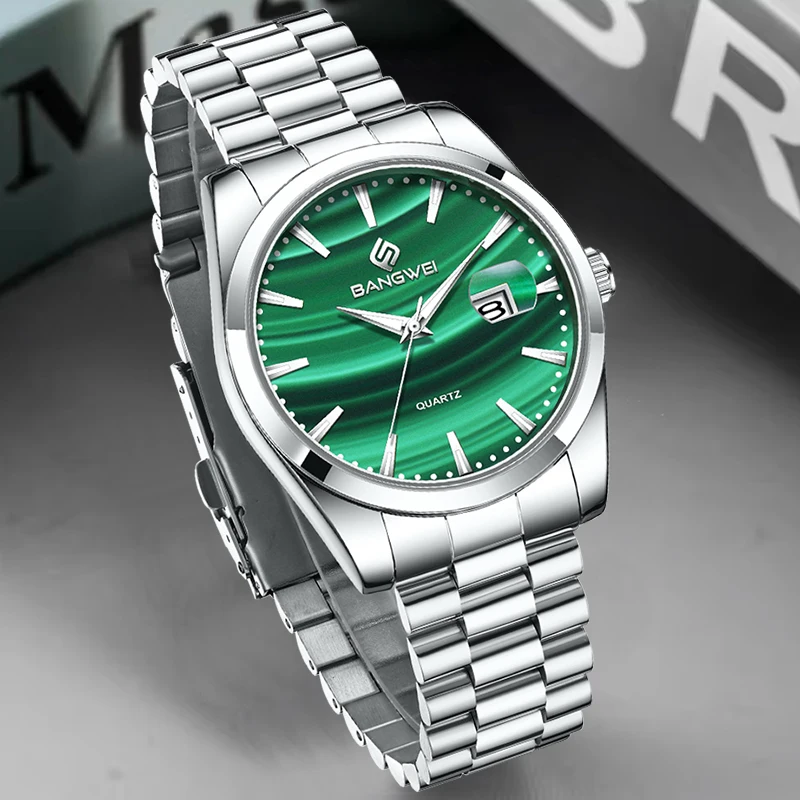 2025 Top Brand LIGE Luxury Mens Watches Stainless Steel Casual Sports Men's Quartz WristWatch Waterproof Chronograph Clock Male