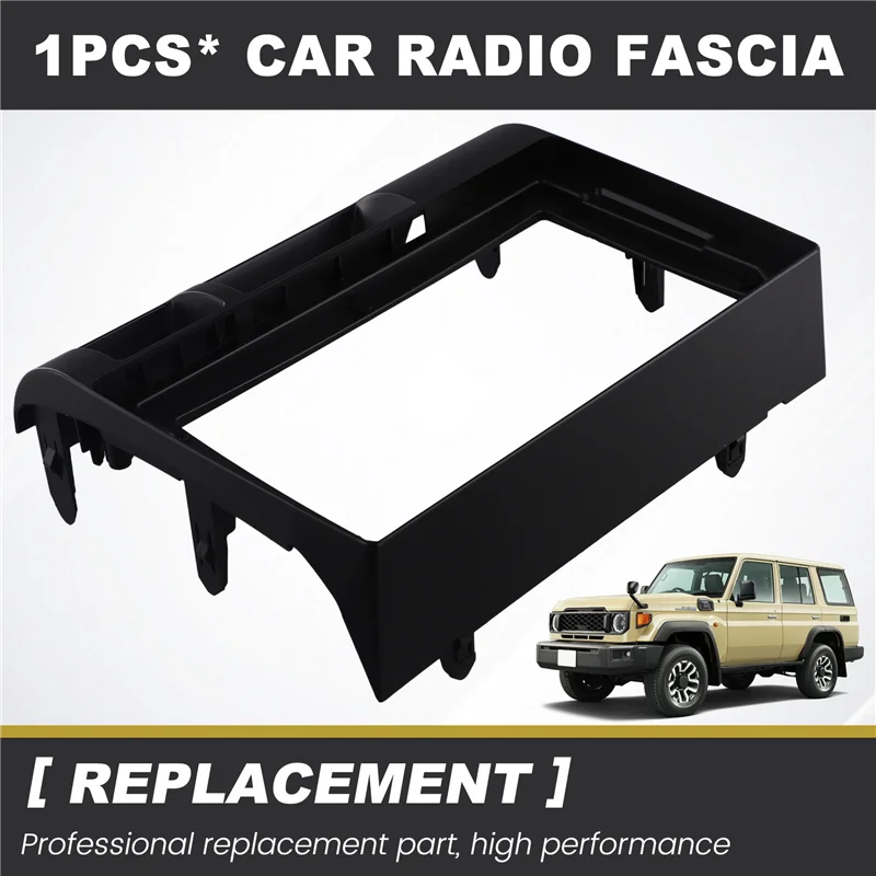 

Universall 9 Inch Car Frame Fascia Adapter Android Radio Dash Fitting Panel Kit For Toyota Land Cruiser 70 2023+