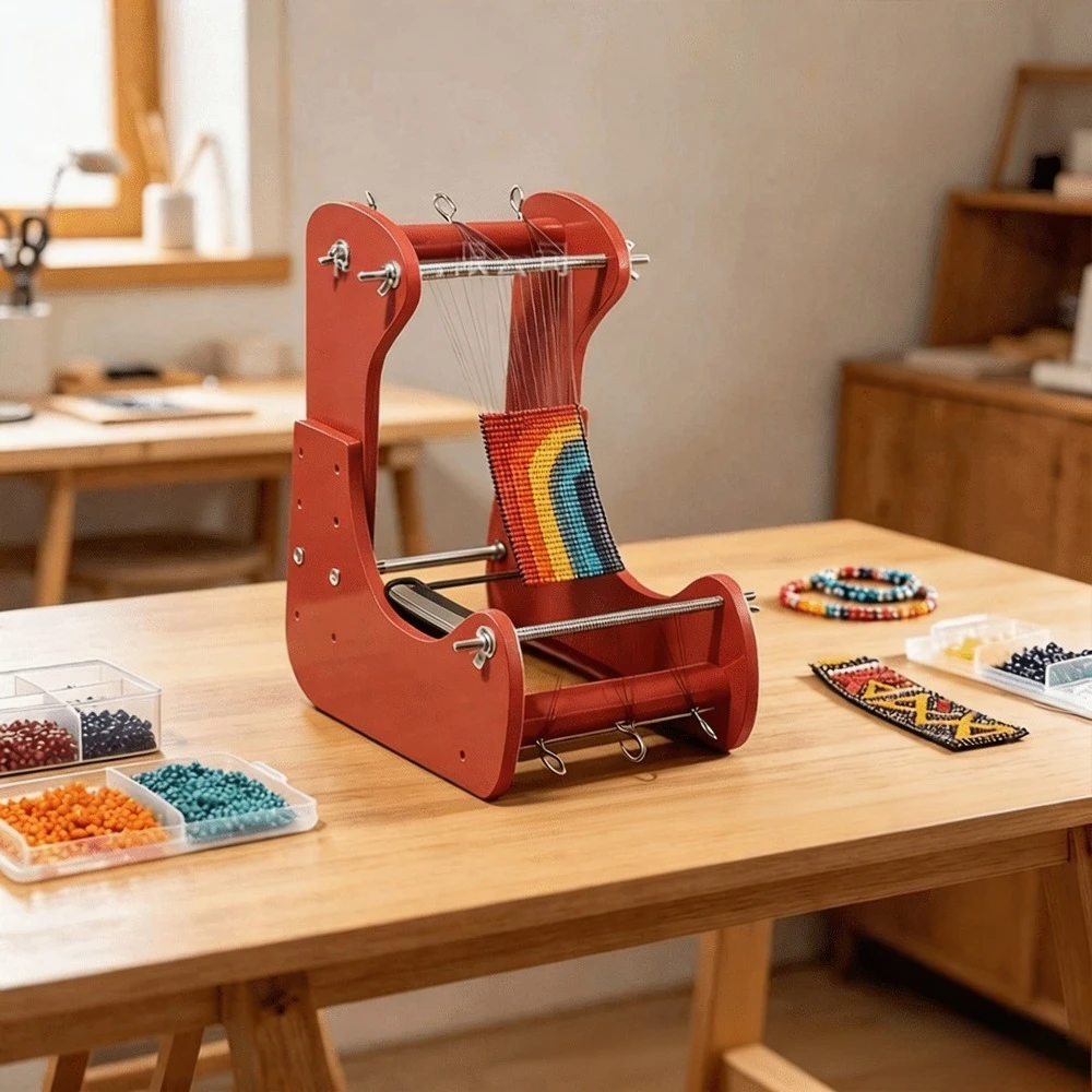 Wooden Beading Loom Kit Adjust - đánh giá và giá Jewelry Making With Beads