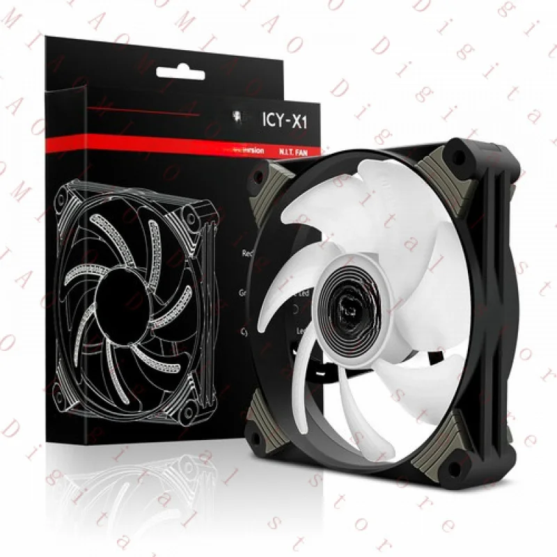 RT  for Aigo X1 LED Lights 120mm PC Computer Case Cooling Fan Mod Blue / RGB Case Fan