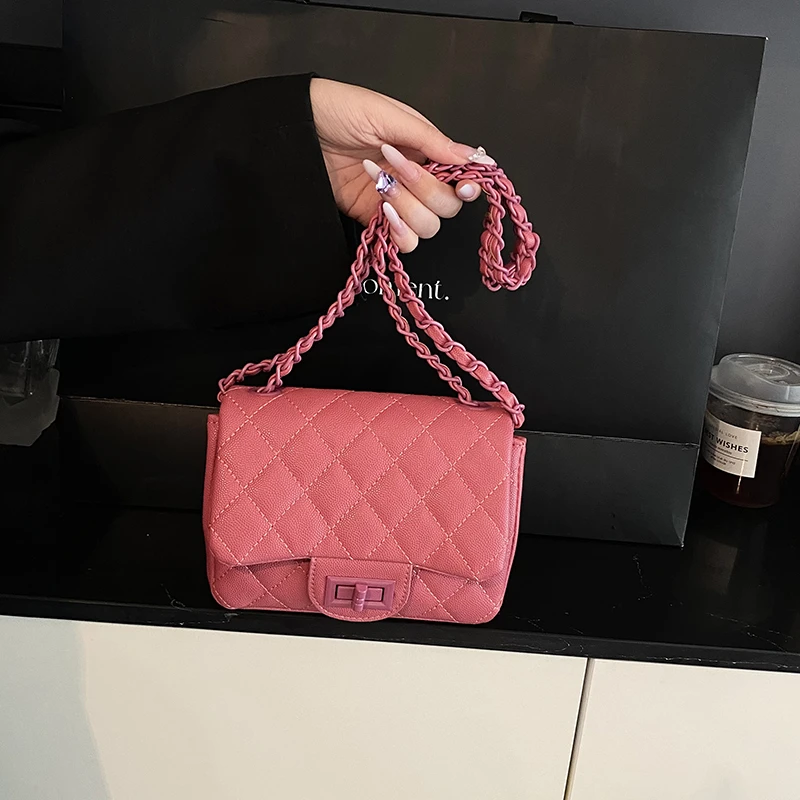 

Квадратная сумка-саквояж в стиле Парижа, винтажная кожаная сумка через плечо, женская стильная минималистичная однотонная сумка