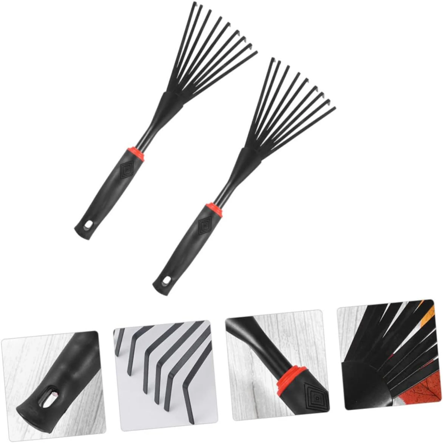 2 Stück 9 Zähne Rechen Blatt 9 Wurzel Garten Gartengeräte Handheld