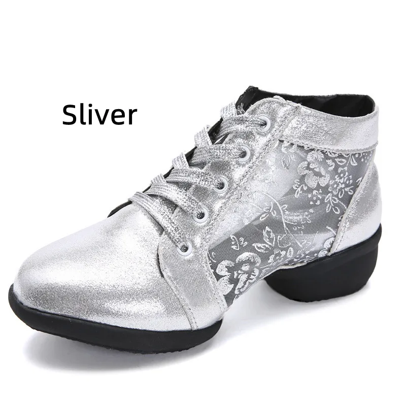 Woman Latin Dance Shoes Ladies Girls Breath Mesh Sports Sneaker Dancing Boots Modern Jazz Ballroom Kizomba Salsa Dance Shoes