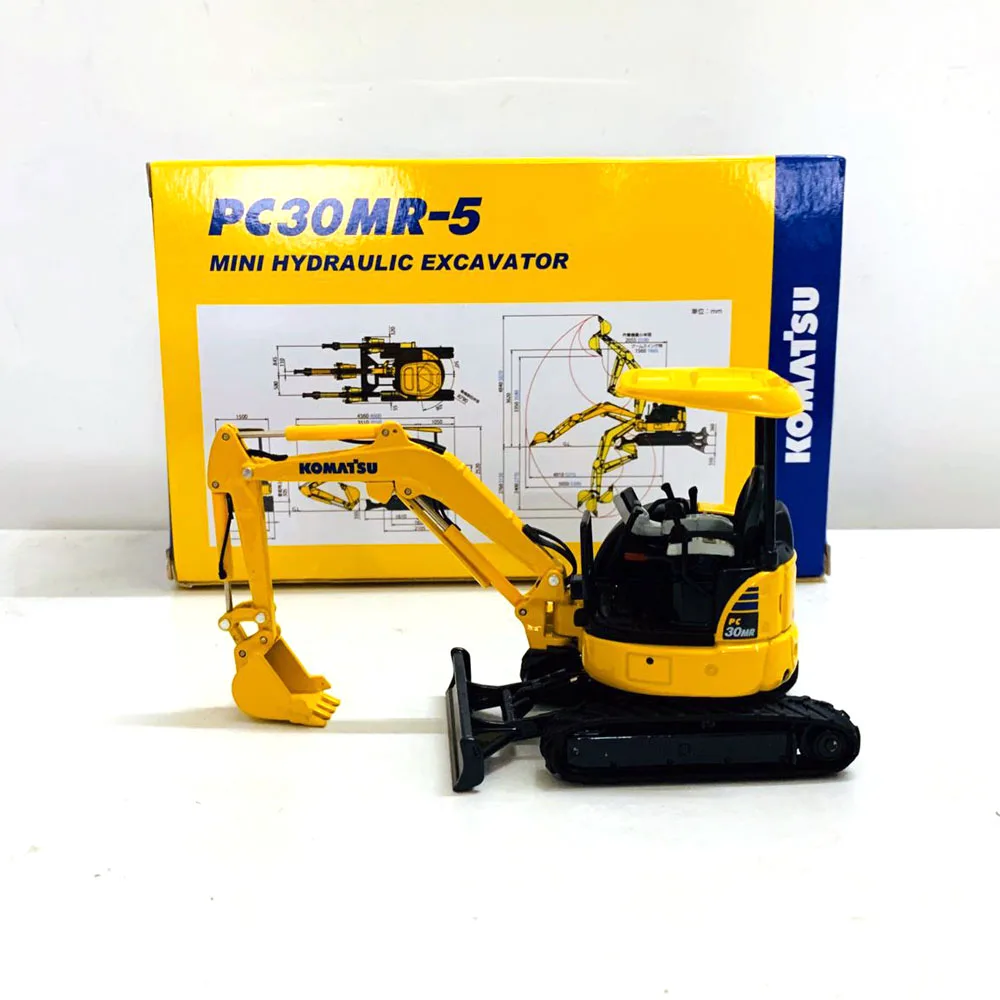 

2 Color PC50MR PC30MR Ultra Small Round Excavator 1:32 DieCast Gift Model Collecting gifts for boys' birthdays, scene decoration