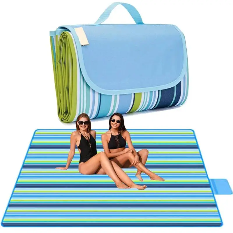 Sandproof Foldable Outdoor Picnic Mat Waterproof Non-Slip Blanket for Beach Camping Picnics Backyard Use