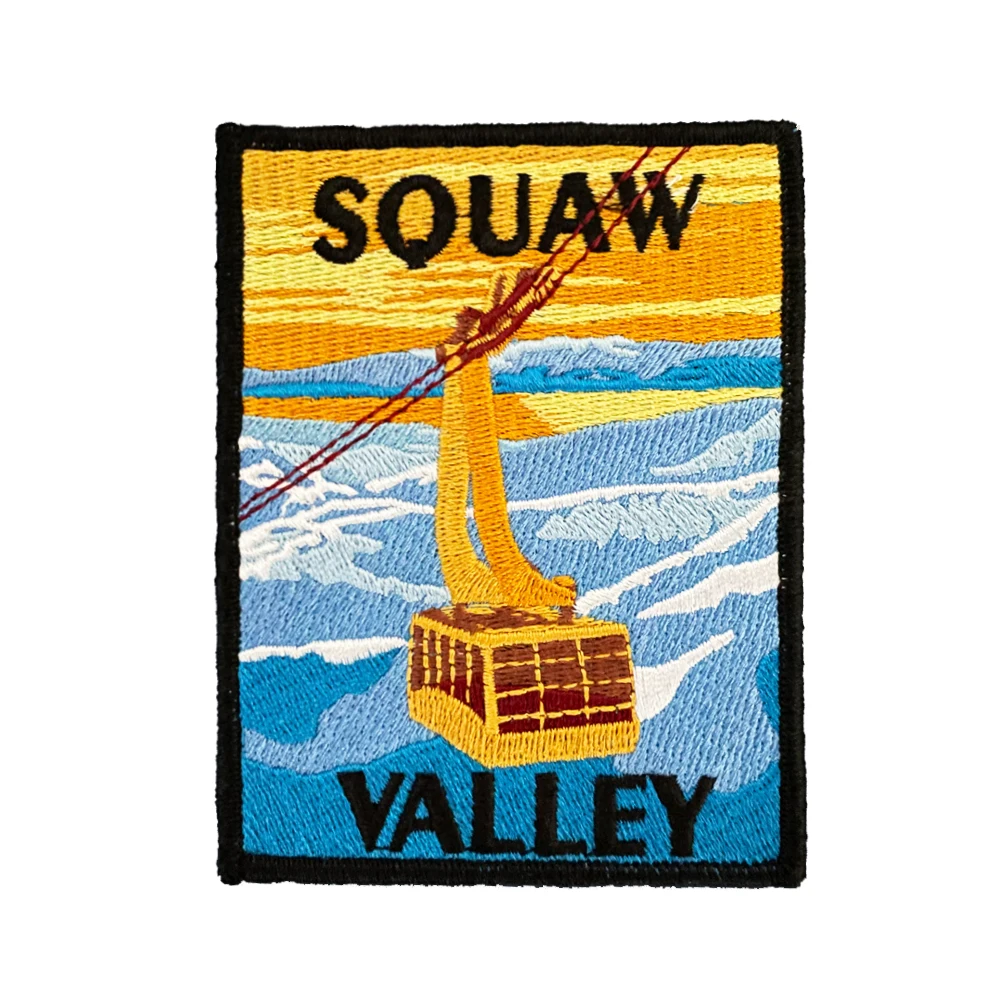 England London Bridge USA Souaw Valley Cable Car Embroidery Patch Clothing Backpack Hat Hole Repair Decoration Armband Back Glue