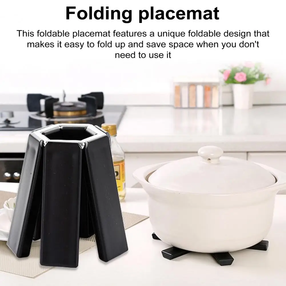 1/2/3Pcs Pot Mat Dish Placemat Folding Table Mat Heat Insulation Coaster Stain Resistant Dining Kitchen Gadgets Накладка На Стол