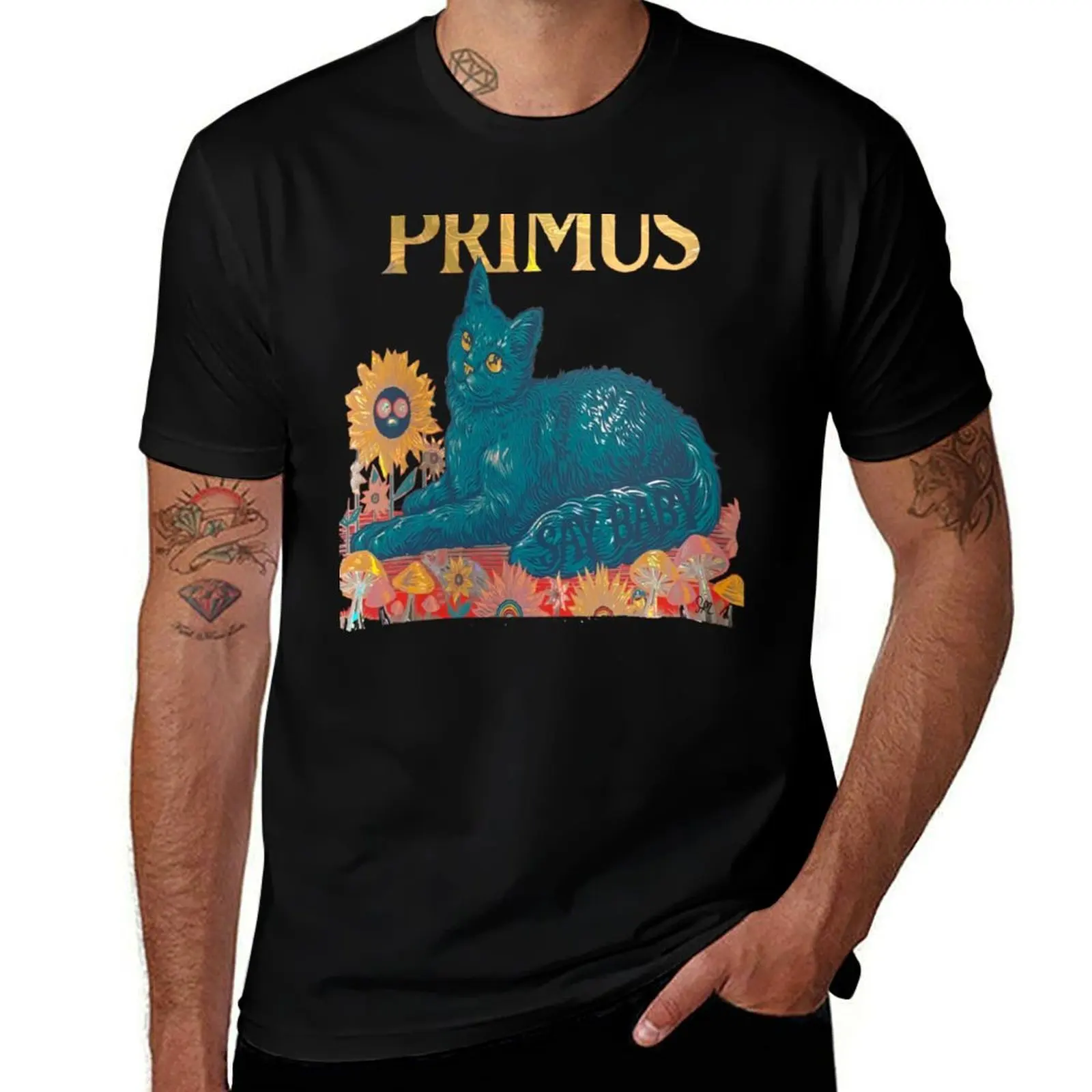 

primus vintage cover T-Shirt cotton tshirt 100% funny t shirts cotton t shirt custom print T-Shirt