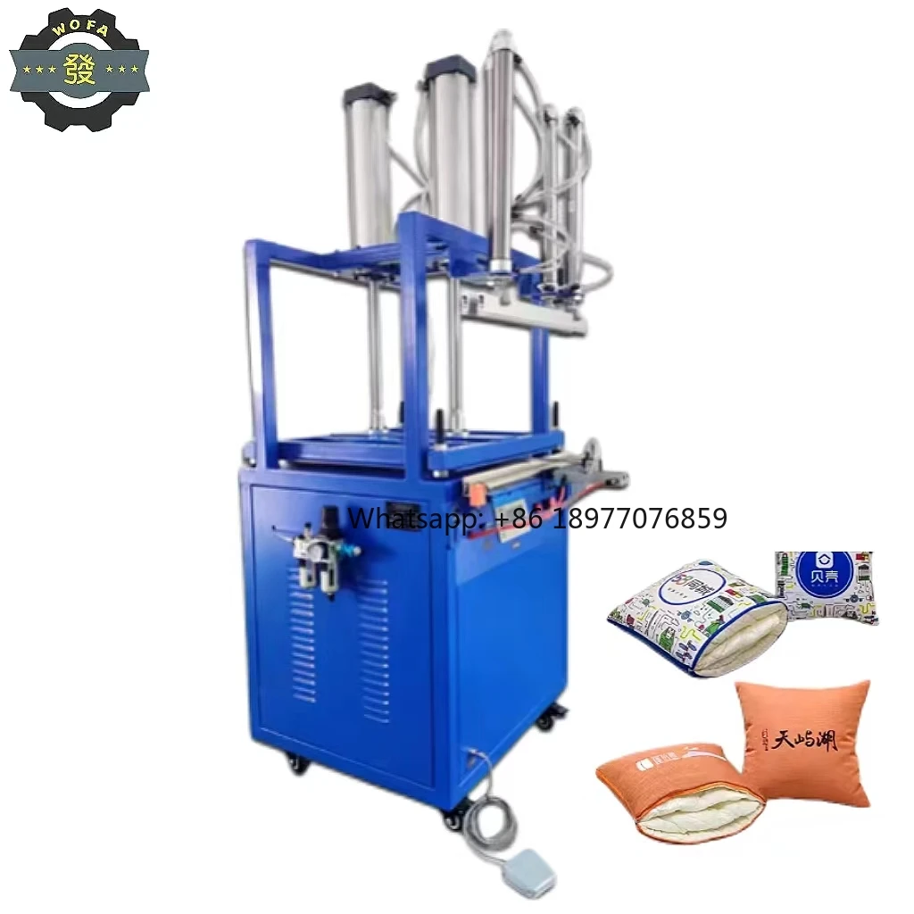 Automatic Blanket Vacuum Compressor Plush Toy Textile Compression Equipment Office Pillow Compression Packaging Machine