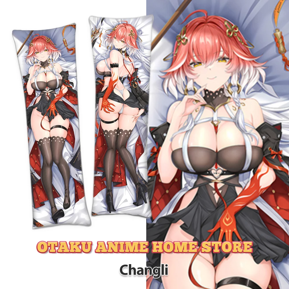 

Wuthering Waves Changli Body Dakimakura Cover Anime Scaramouche Decor Bed Pillow Covers Hugging Body Throw Cushion Cover Cojines